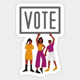 VOTE People Sticker